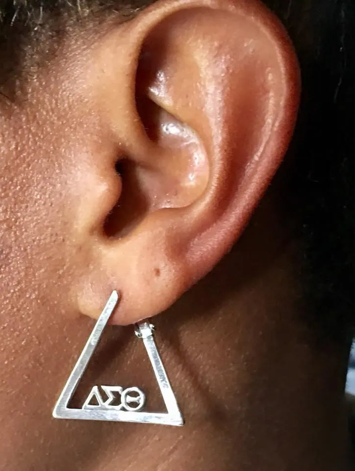 ΔΣΘ Delta Greek Symbol Earrings