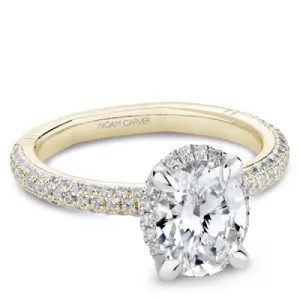 0.54ctw Round Diamond Engagement Mounting