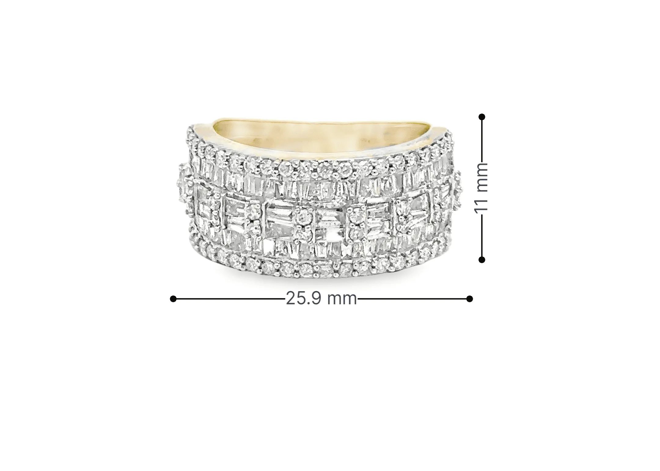 10K Gold 2.00 CTW Diamond Ring