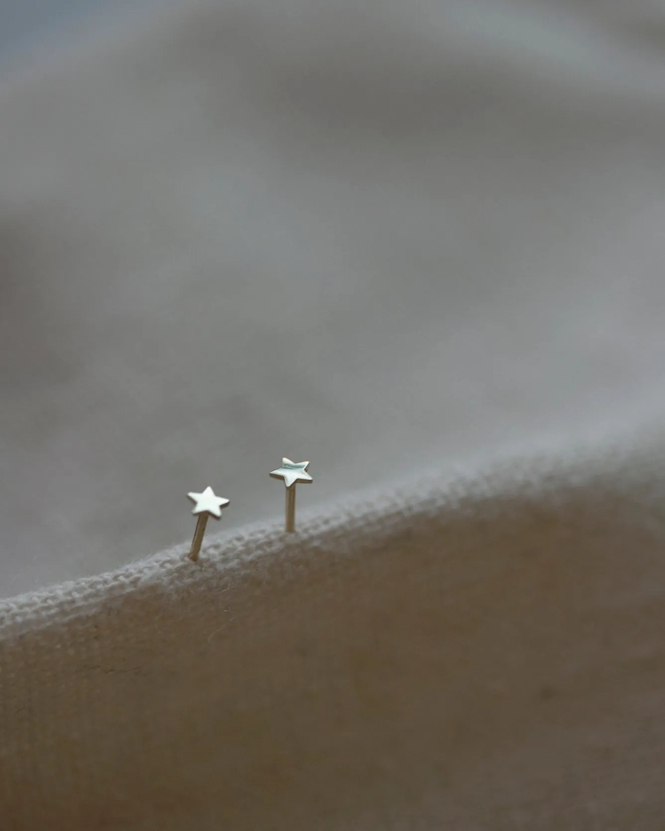 14K Mini Star Stud Earrings