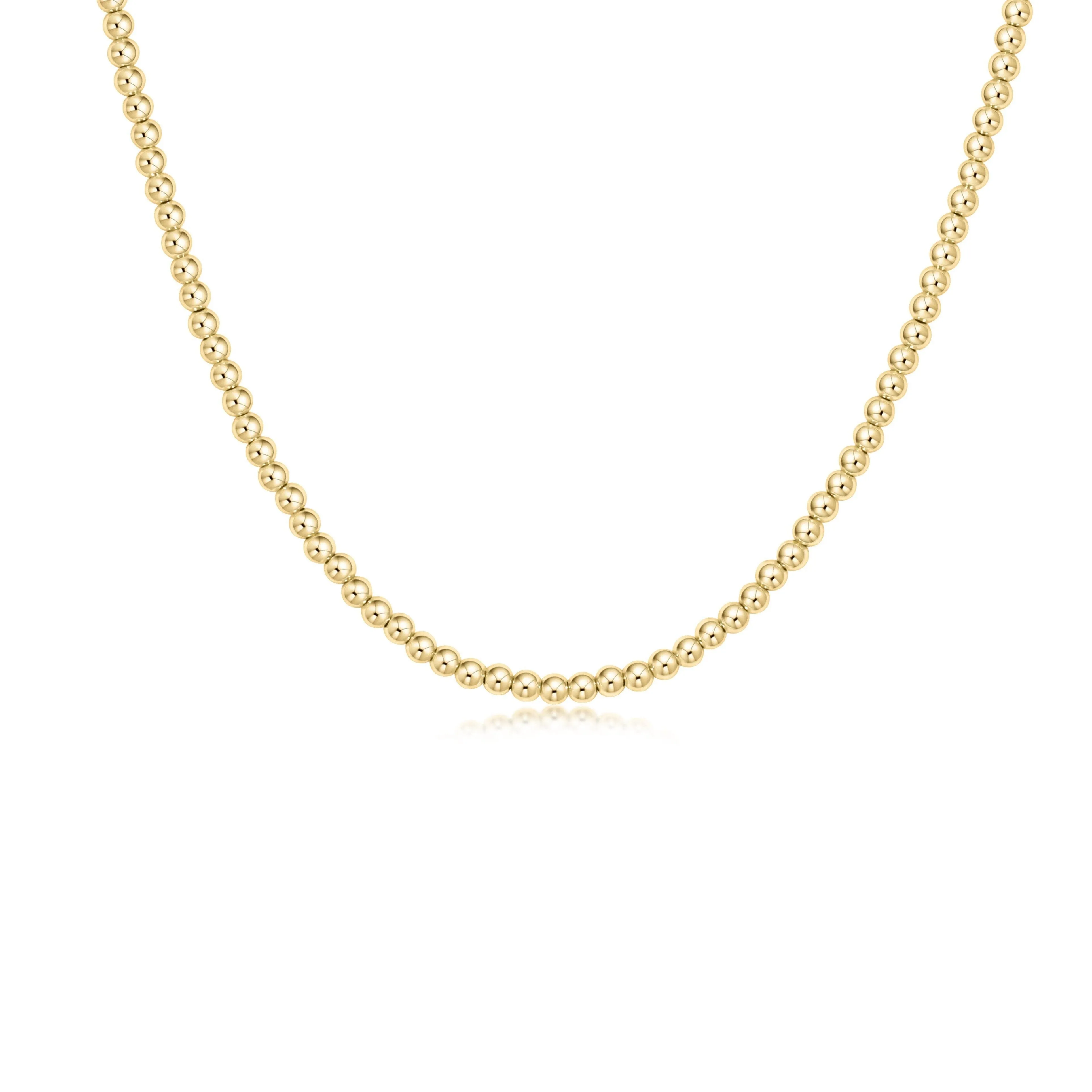 17" Choker Classic Gold Necklace - 2.5mm