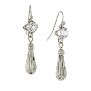 1928 Jewelry Drop Earrings Made With Austrian Crystal