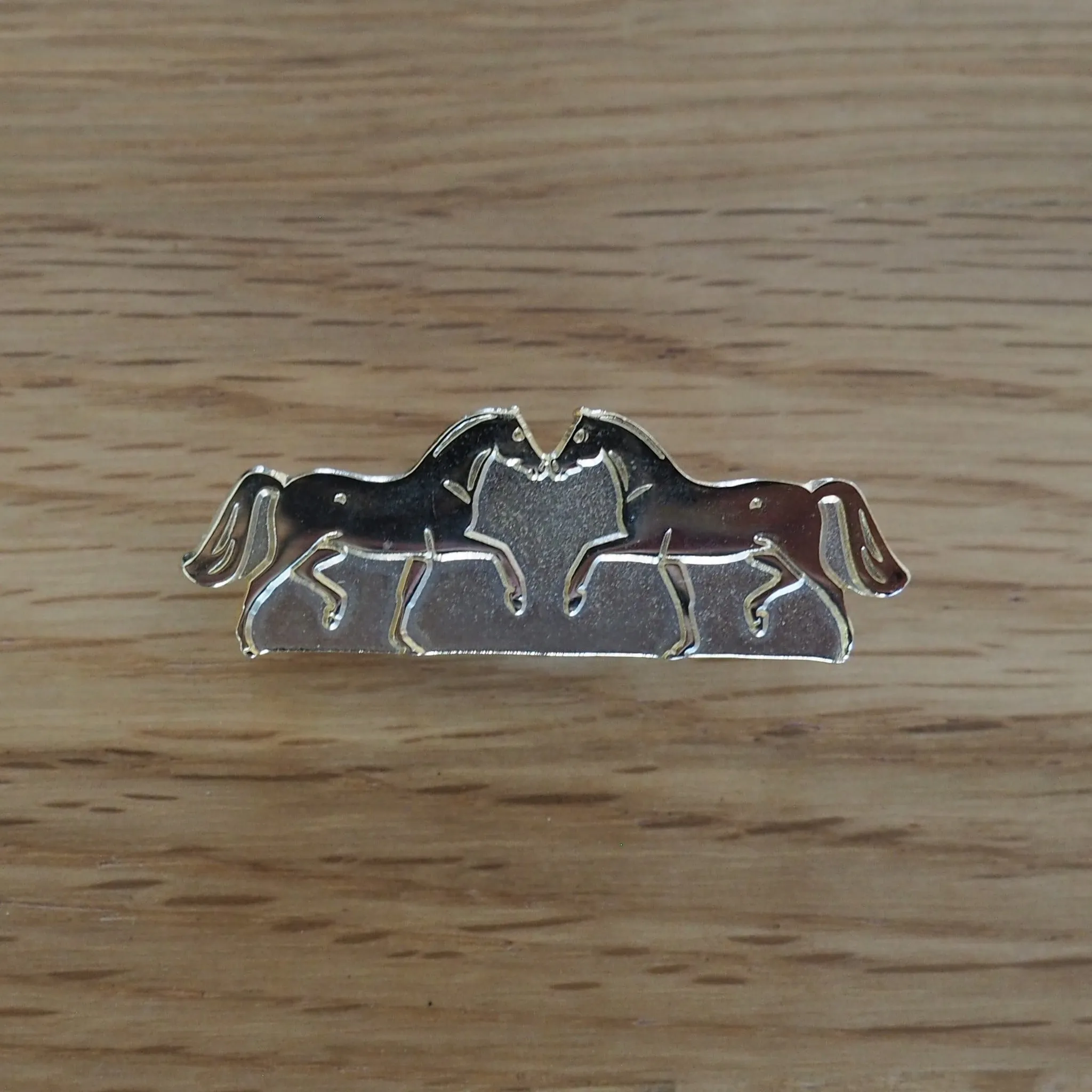 2 Horses Brooch