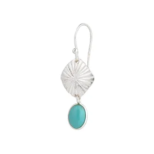 925 Sterling Silver Earrings - Amazonite Stone