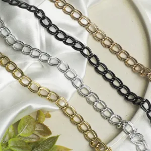 Aluminium Chain | Size H-15mm W-12mm | 1mtr | JT-19-35-36