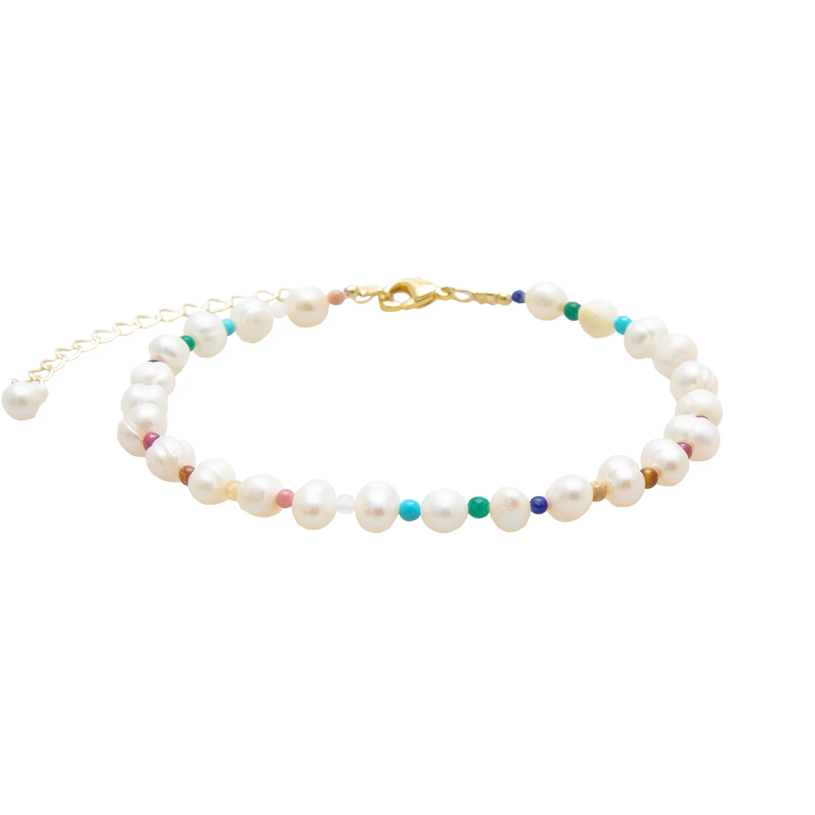 Aura 4mm Metal Accent Healing Bracelet