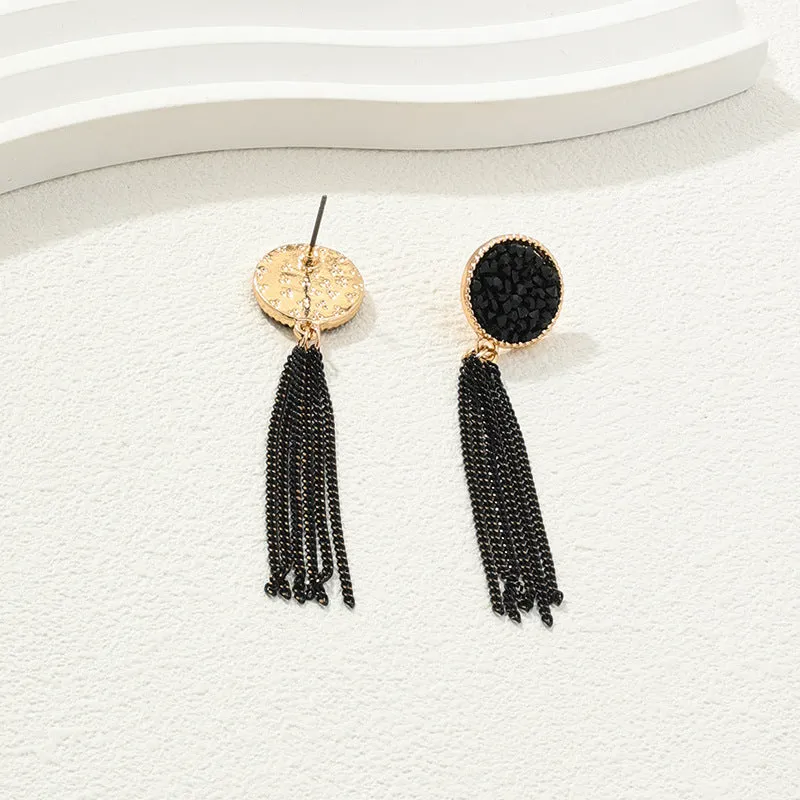 Black Tassel Earrings - Stylish, Classy, and Premium Quality Vienna Verve Design