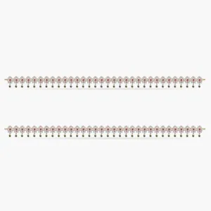 Charm Nakshatra CZ Anklets