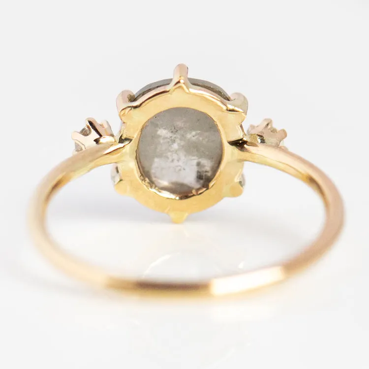 Clair de Lune Grey Diamond Ring