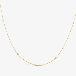 Classic 16 Diamonds By The Yard Necklace