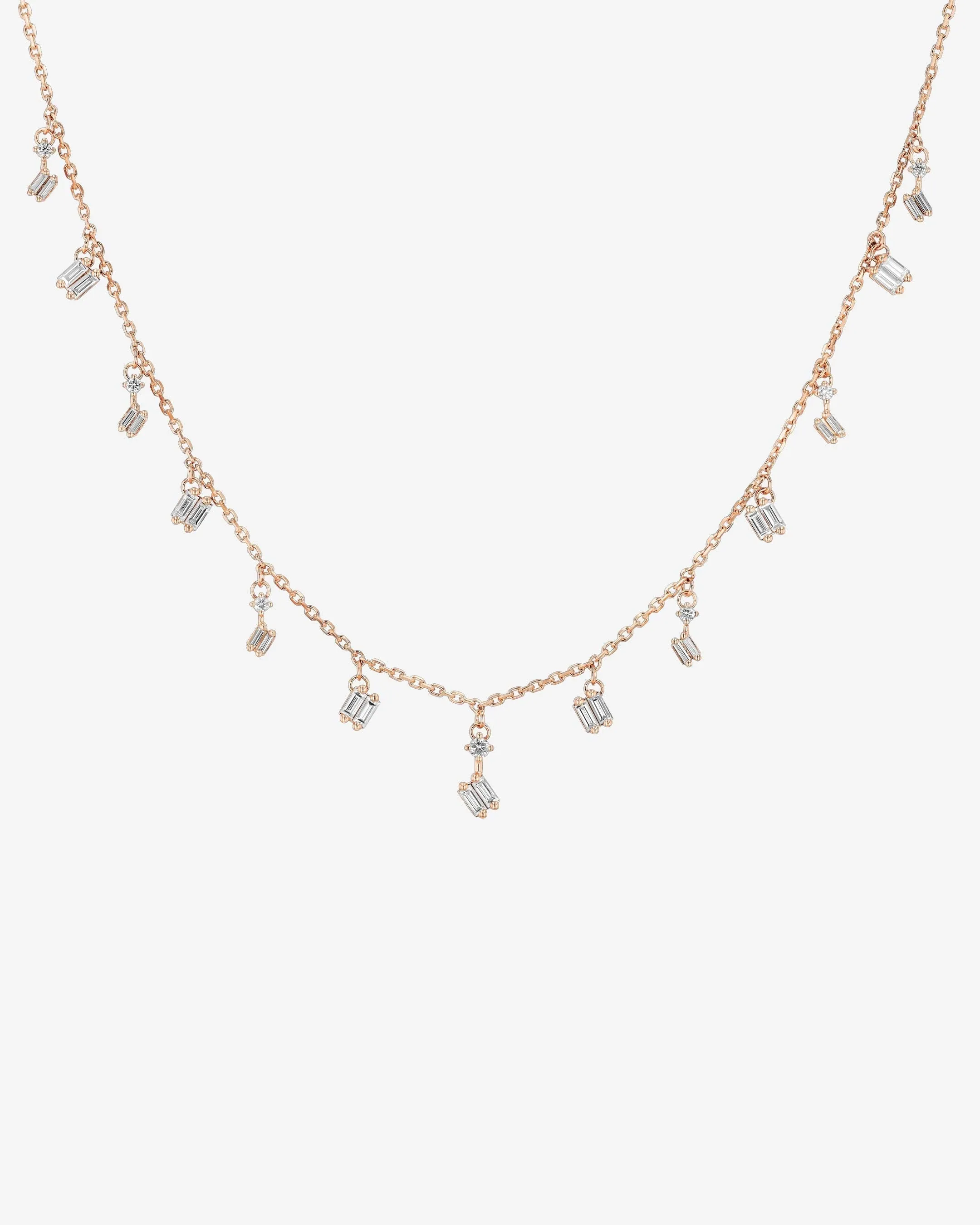 Classic Diamond Cascade Necklace