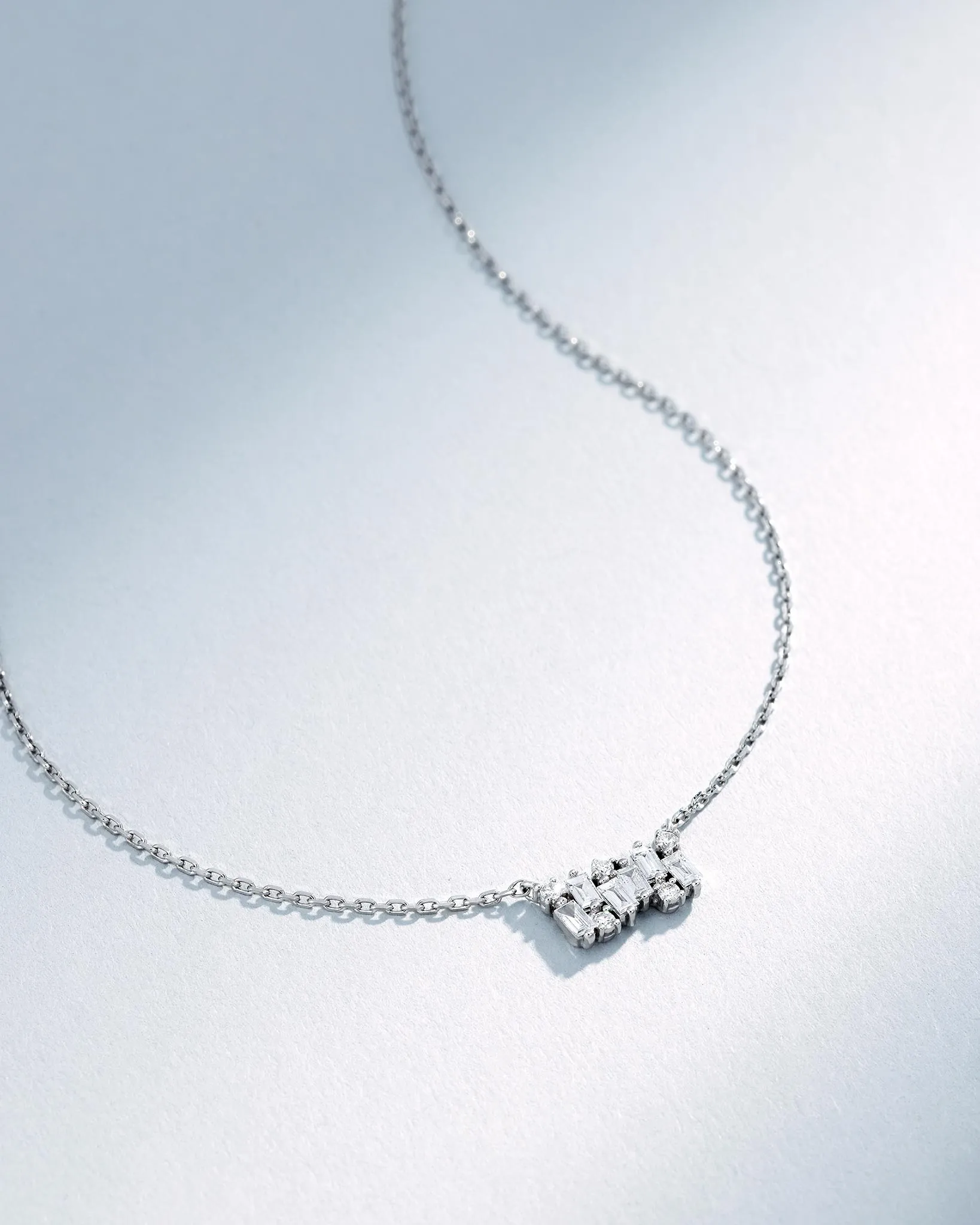 Classic Diamond Mini Shimmer Bar Pendant