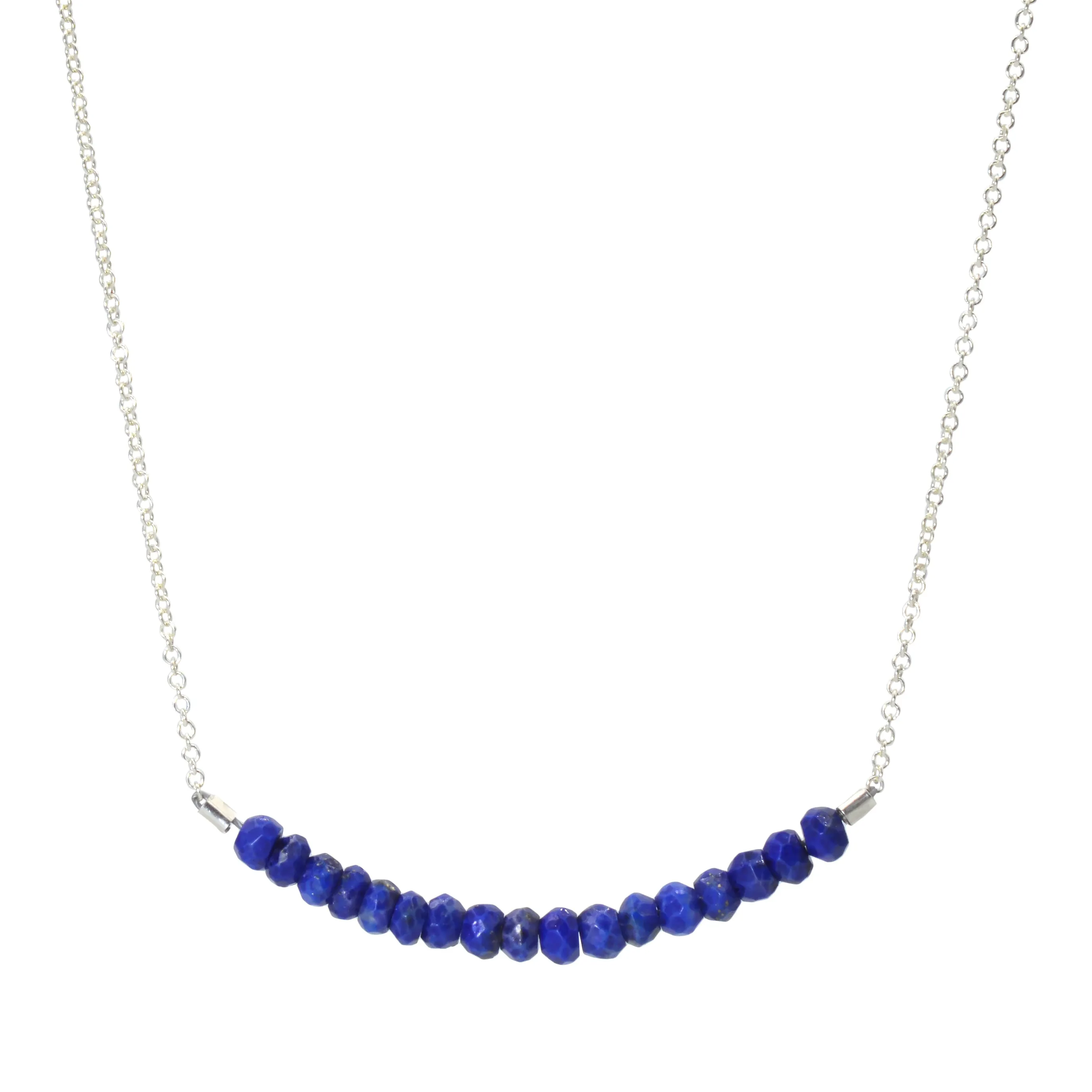 Classic Gemstone Bar Necklace