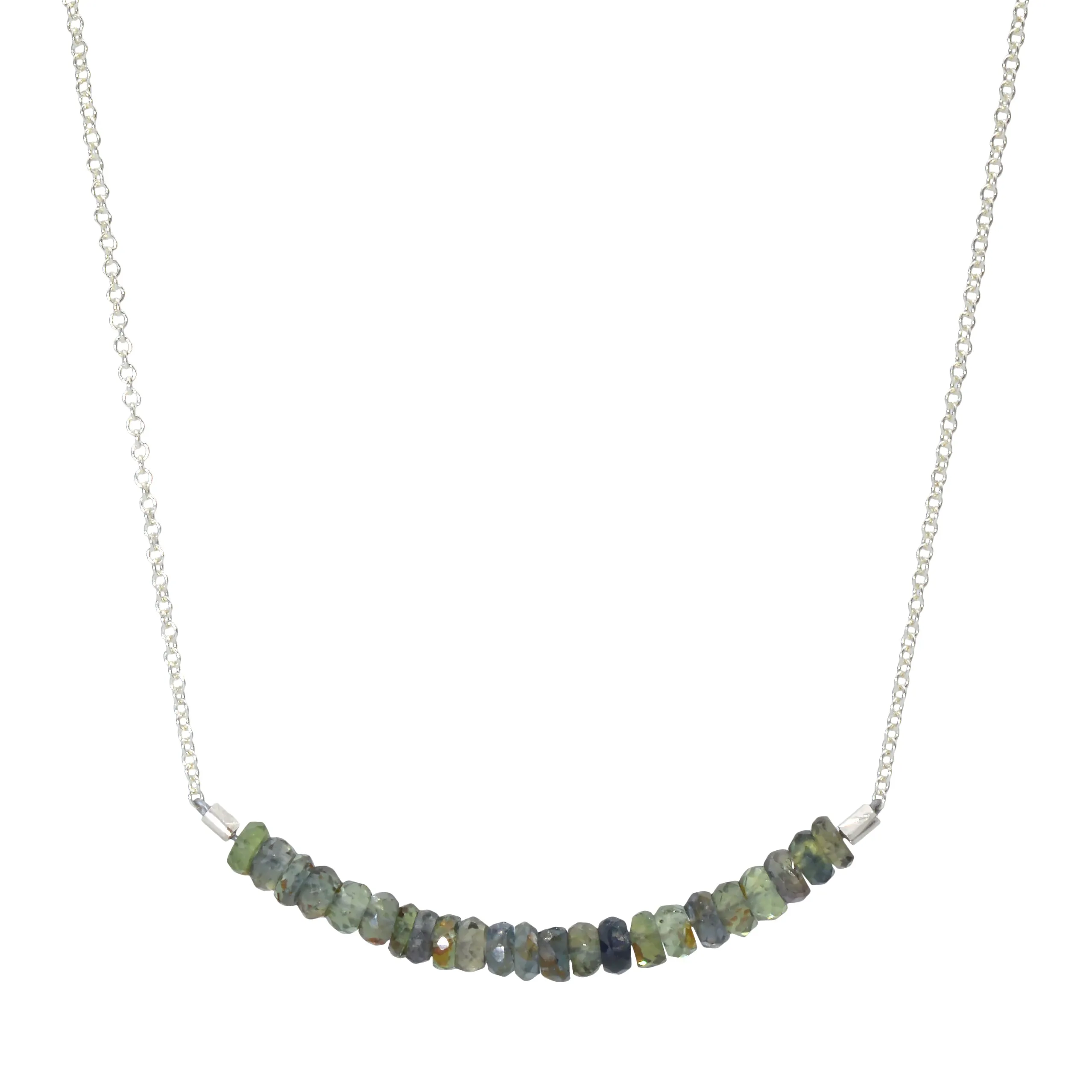 Classic Gemstone Bar Necklace