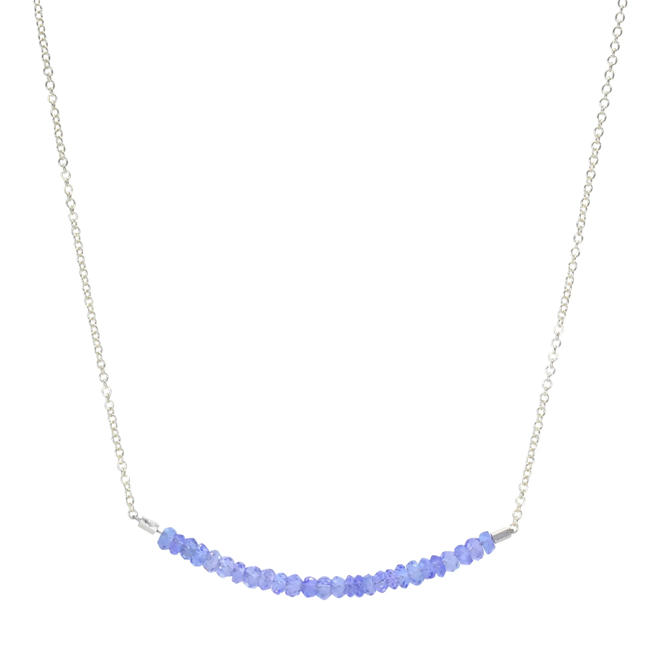 Classic Gemstone Bar Necklace