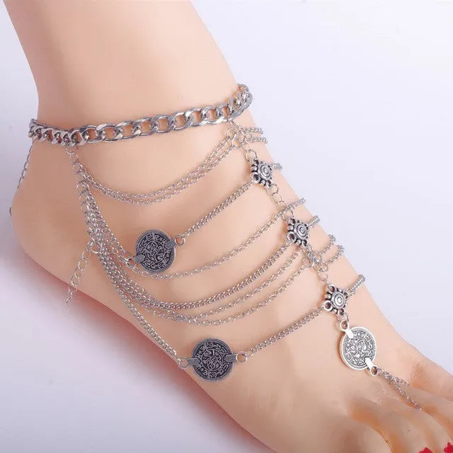 Coin Gypsy Anklet