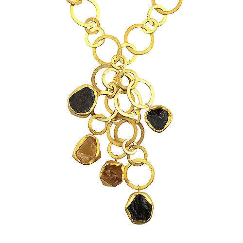 Cosmopolitan Craze Gold Necklace