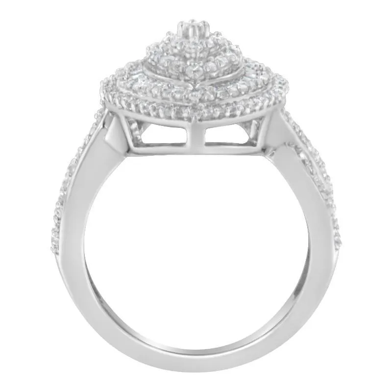 Cttw Round & Baguette-Cut Diamond