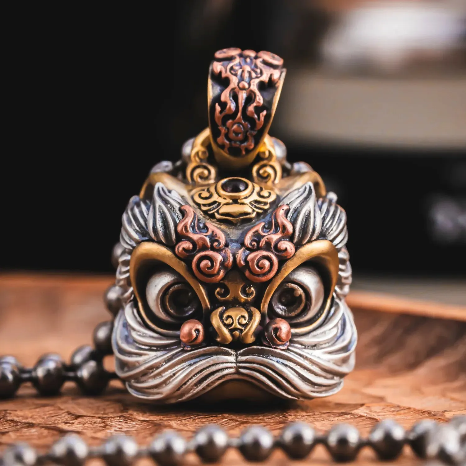 Dancing Lion Pendant 2.0