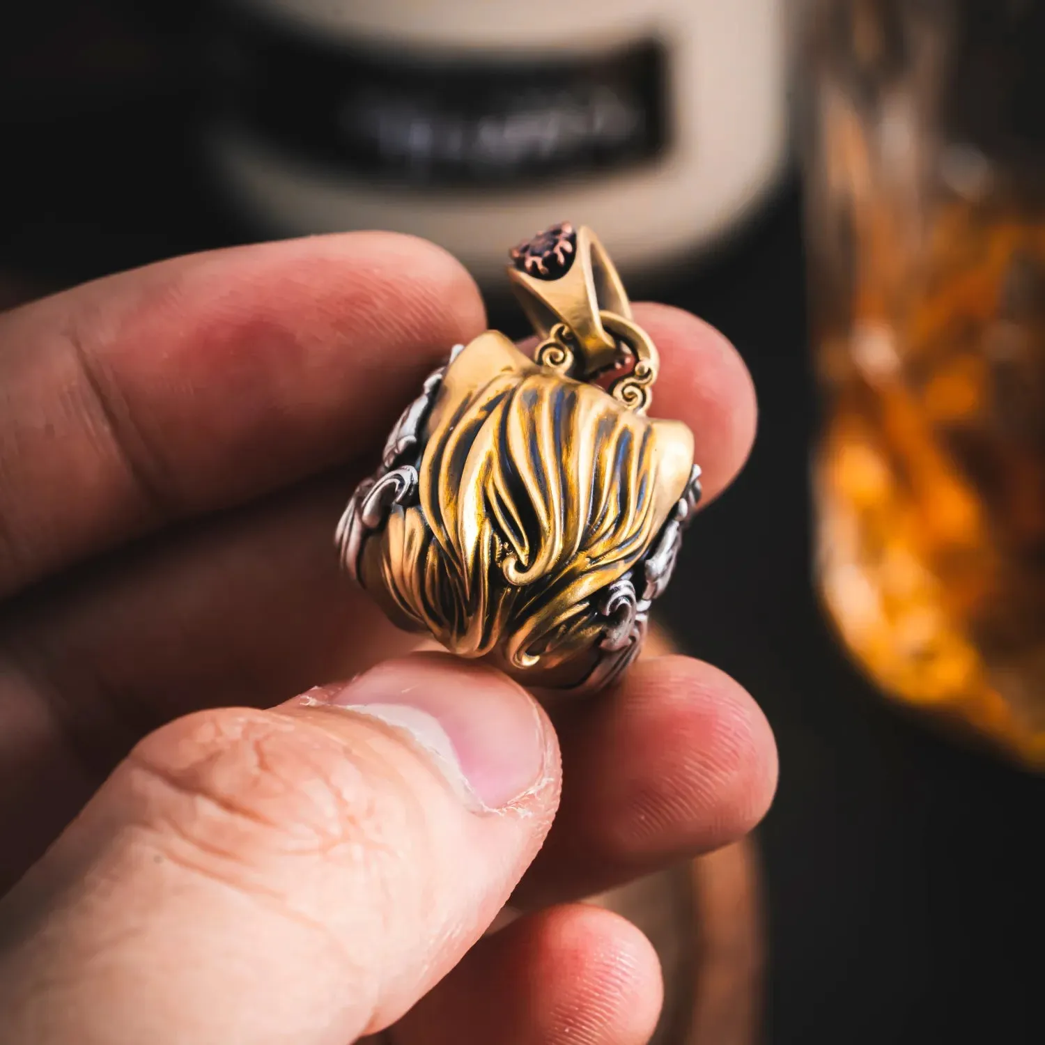 Dancing Lion Pendant 2.0