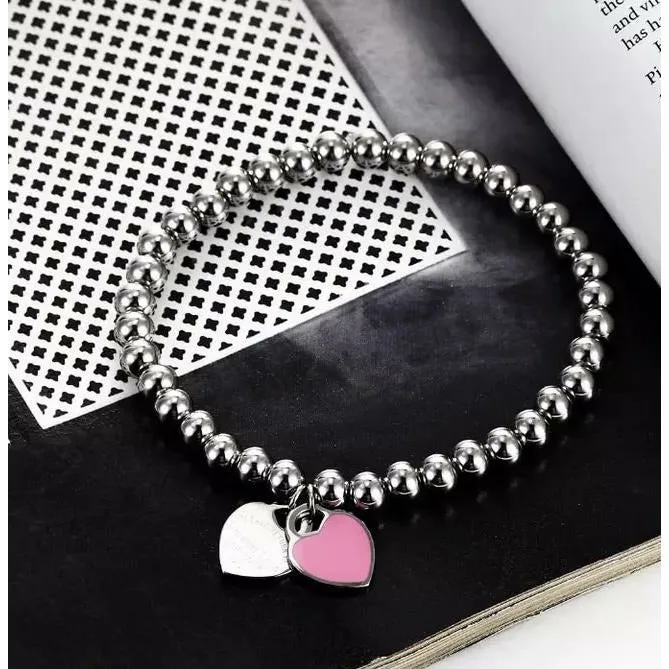 Dbl Heart Charm Bracelet