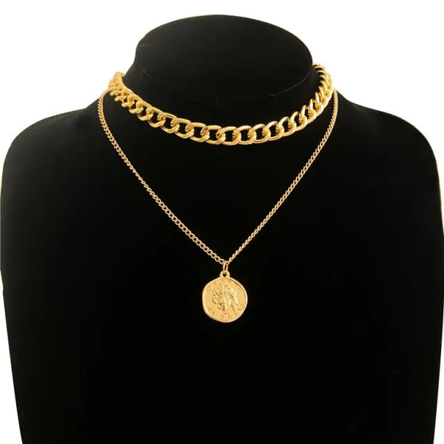 Double Chain Necklace, several options