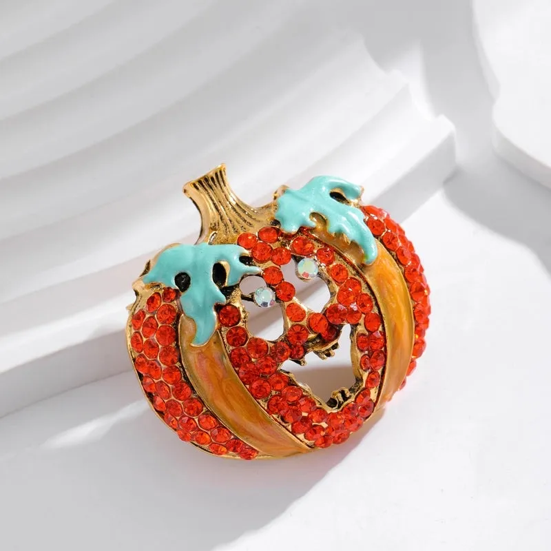 Elegant Cute Ice Cream Pumpkin Witches Knot Alloy Women's Brooches