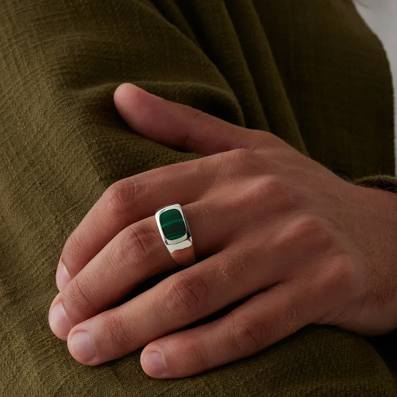 EXPEDITION MALACHITE MENS RING