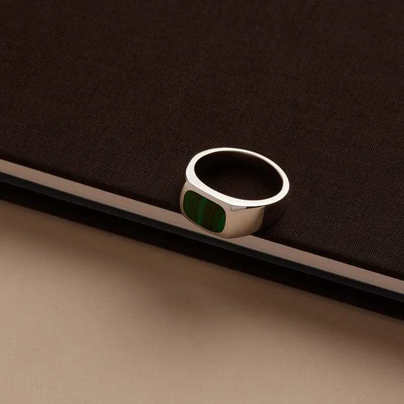 EXPEDITION MALACHITE MENS RING