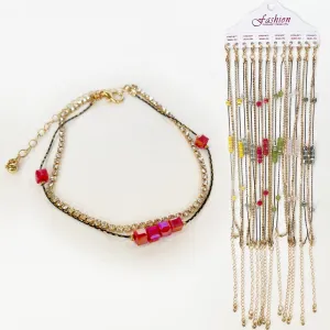 Fashion Multi Use Bracelets / Anklet  036 (12 units)