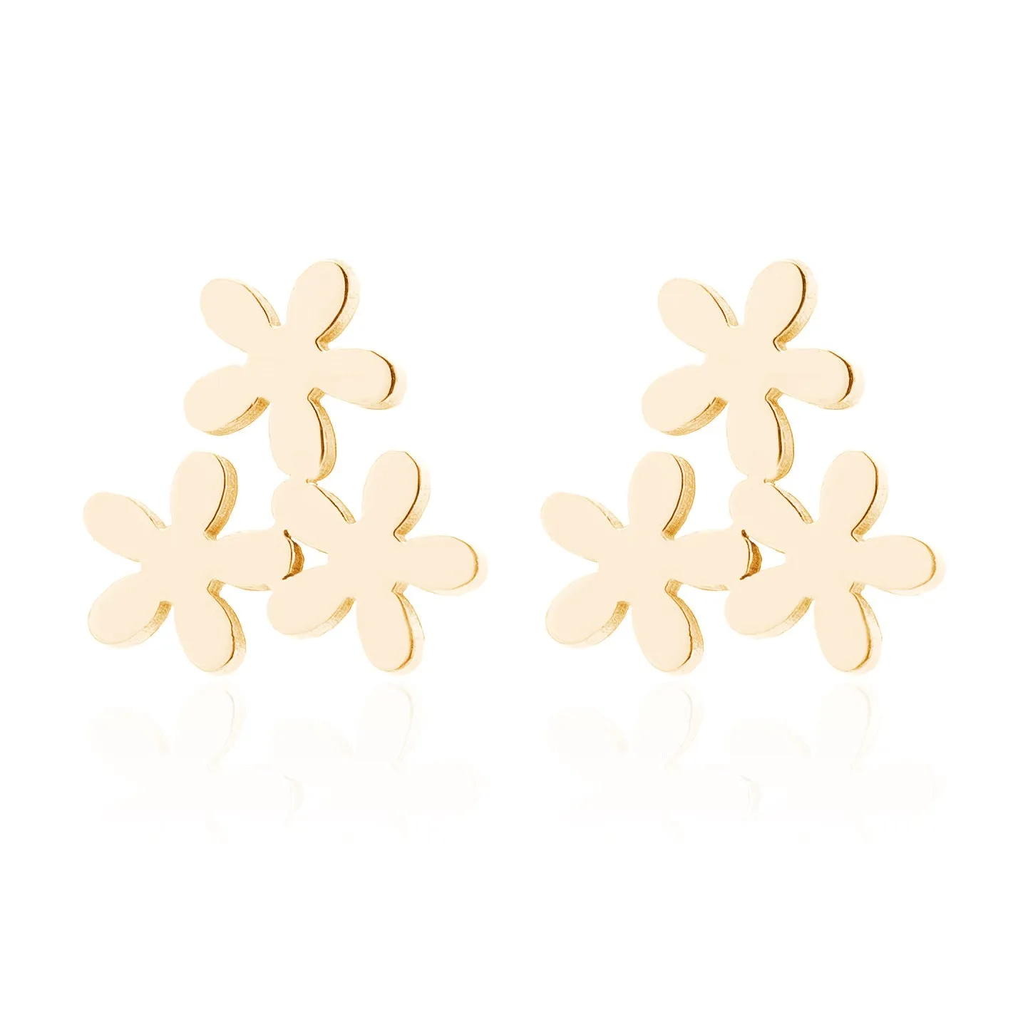 Fashionable And Simple Stainless Steel Ear Studs