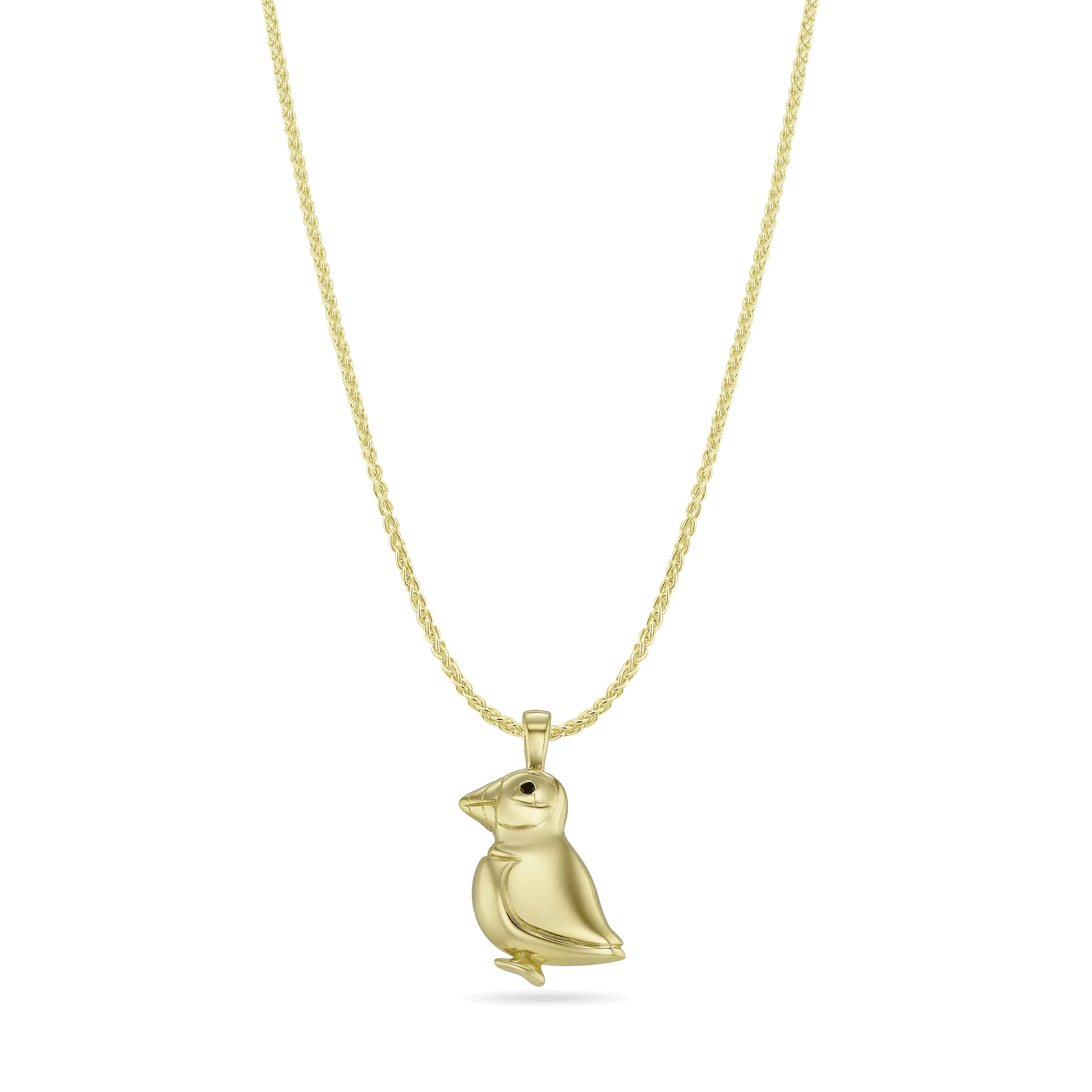 George The Puffin Pendant - Silver