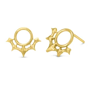 God Form Venti Circle Stud Earrings