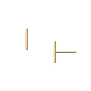 Gold-Filled Bar Stud Earrings