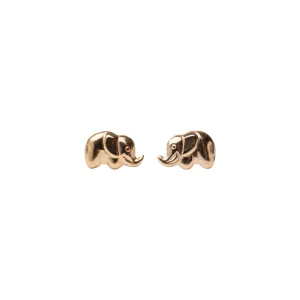 Gold Filled Lucky Elephant Studs