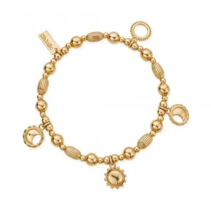 Gold Phases Of The Goddess Bracelet GBMUL4M