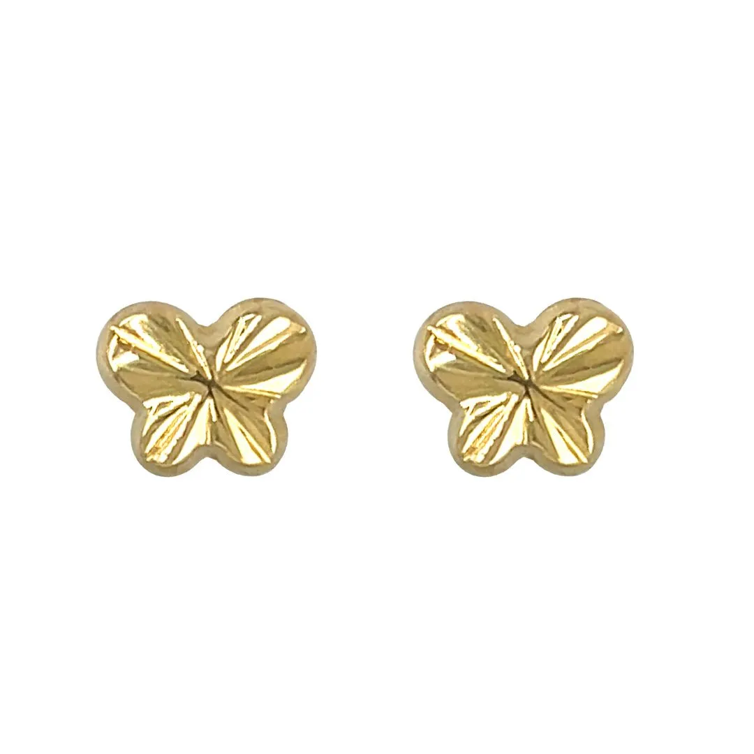 Golden Butterfly Earring