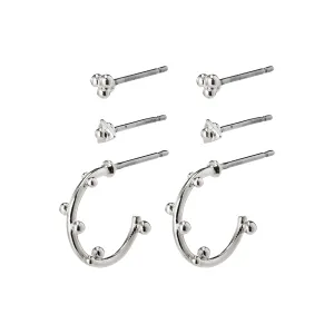 GRACEFULNESS earrings silver-plated