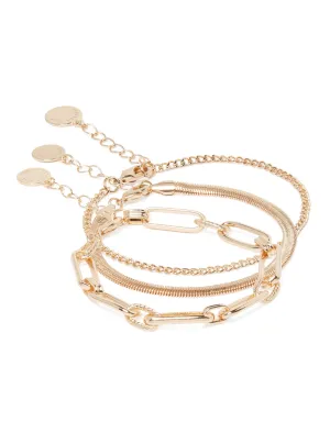 Hedda Chain Three Pack Bracelet