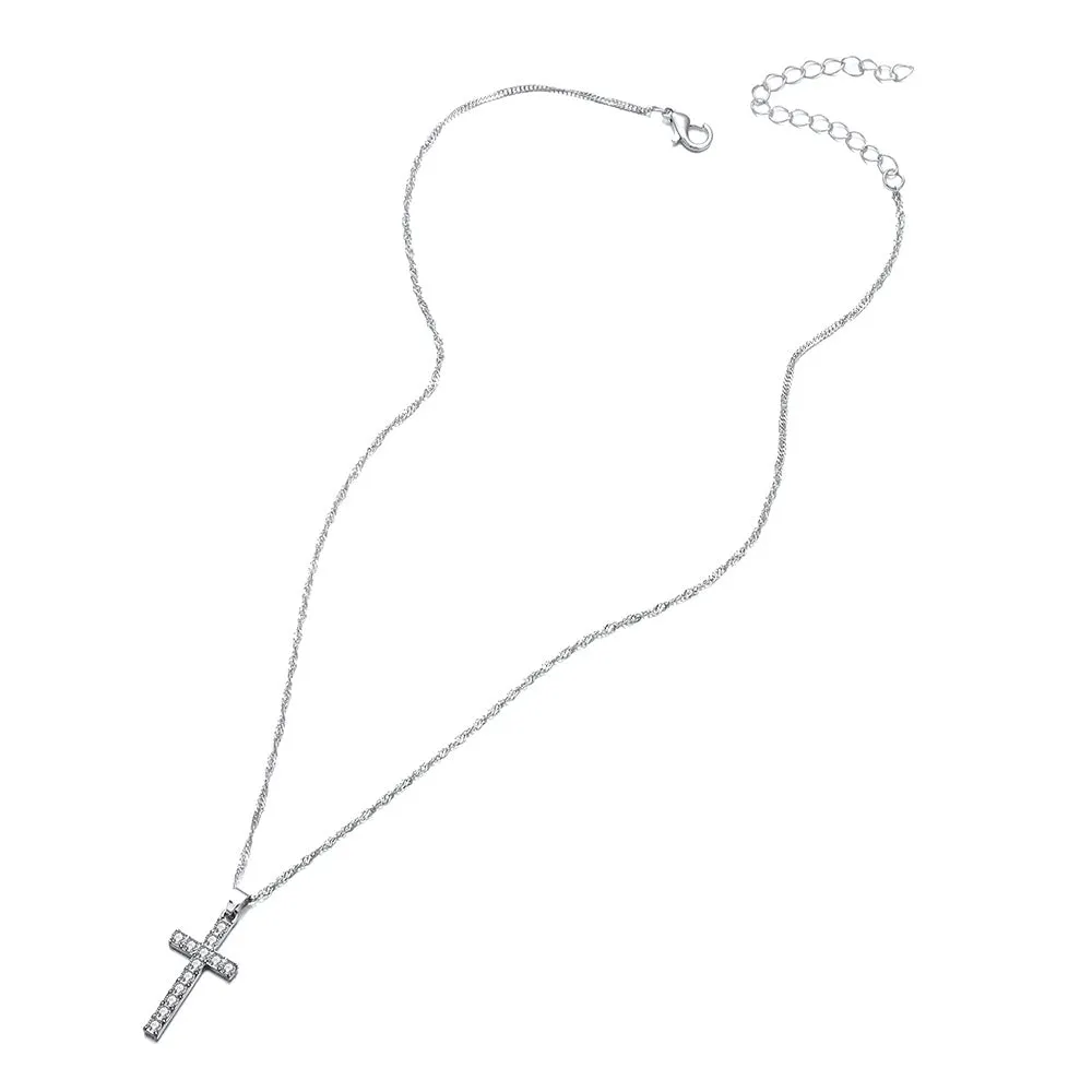 Hip Hop Men's Classic Cross Pendant Necklace