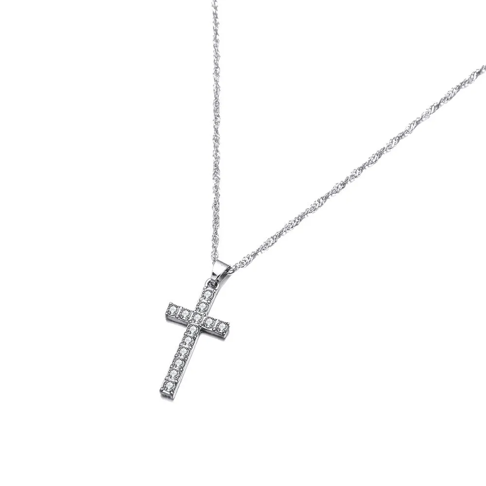 Hip Hop Men's Classic Cross Pendant Necklace