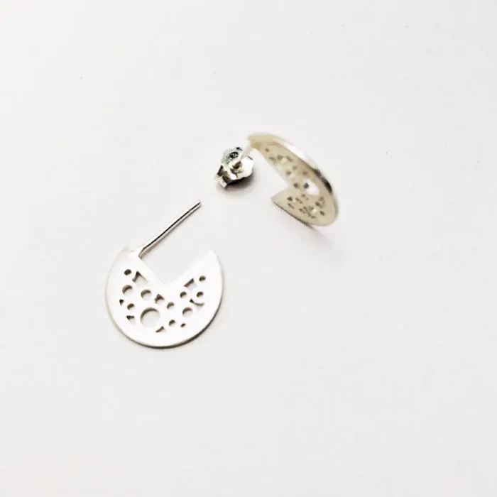 Holly Moon Stud Earrings