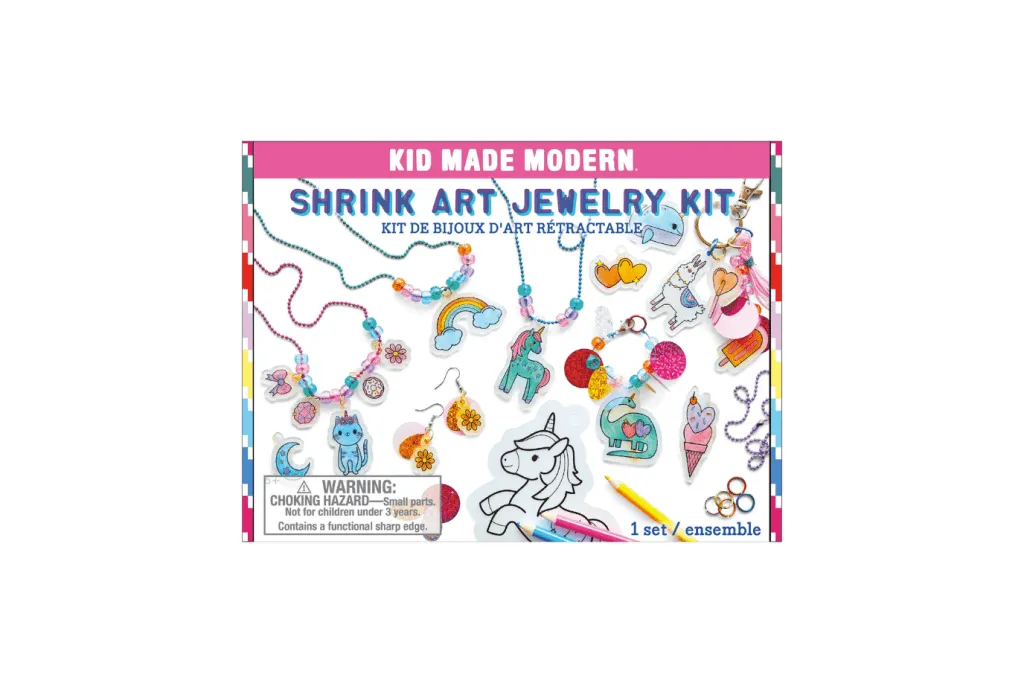 Kid Made Modern Shrink Art Jewelry Kit