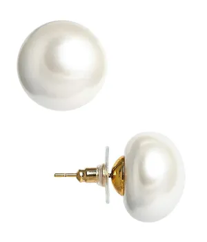 Lisi Lerch - Earring - 18mm Barrett Pearl Studs - Meeghan Mullin x Lisi Lerch Collection