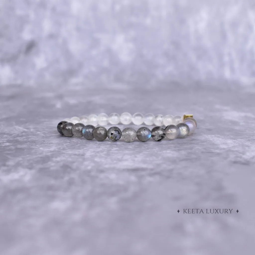 Lunar - Moonstone & Labradorite Bracelets