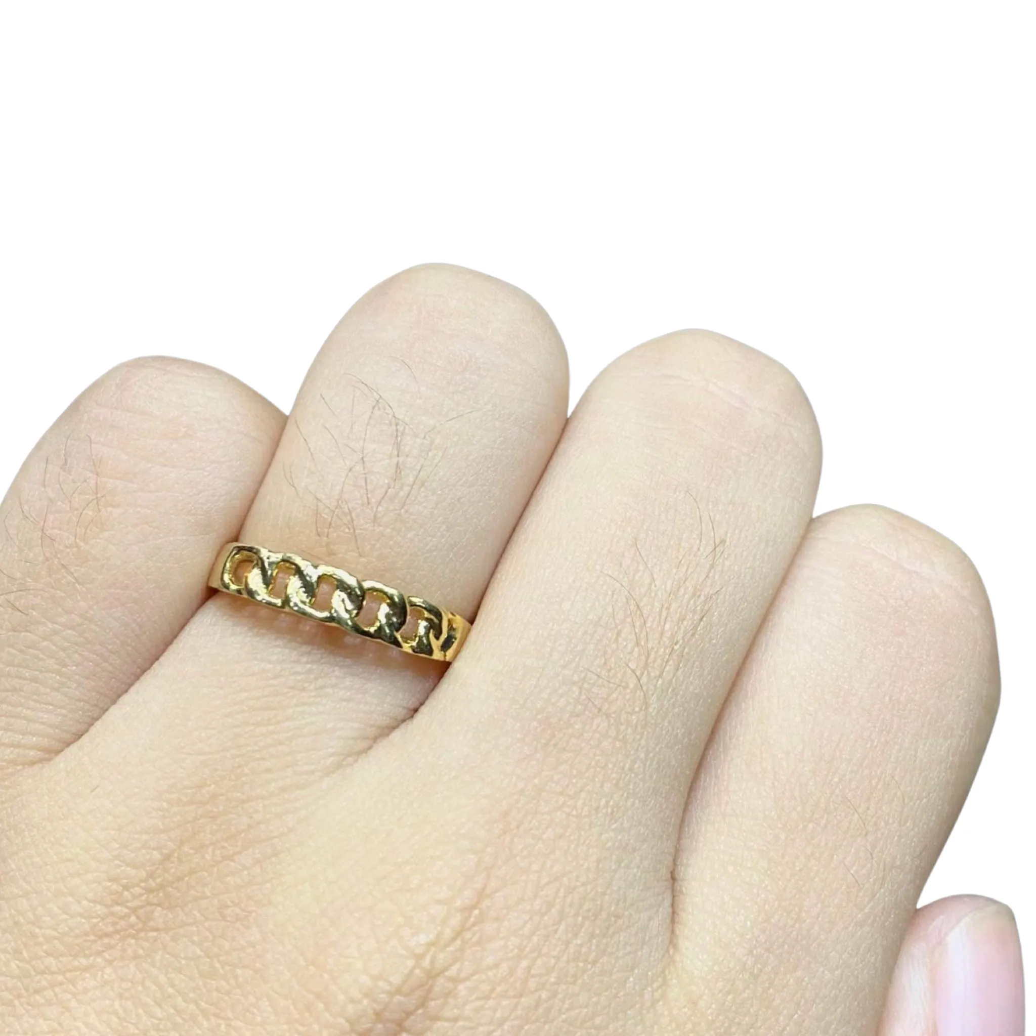 #LVNA2024 | Golden Eternity Promise Chain Ring 14kt