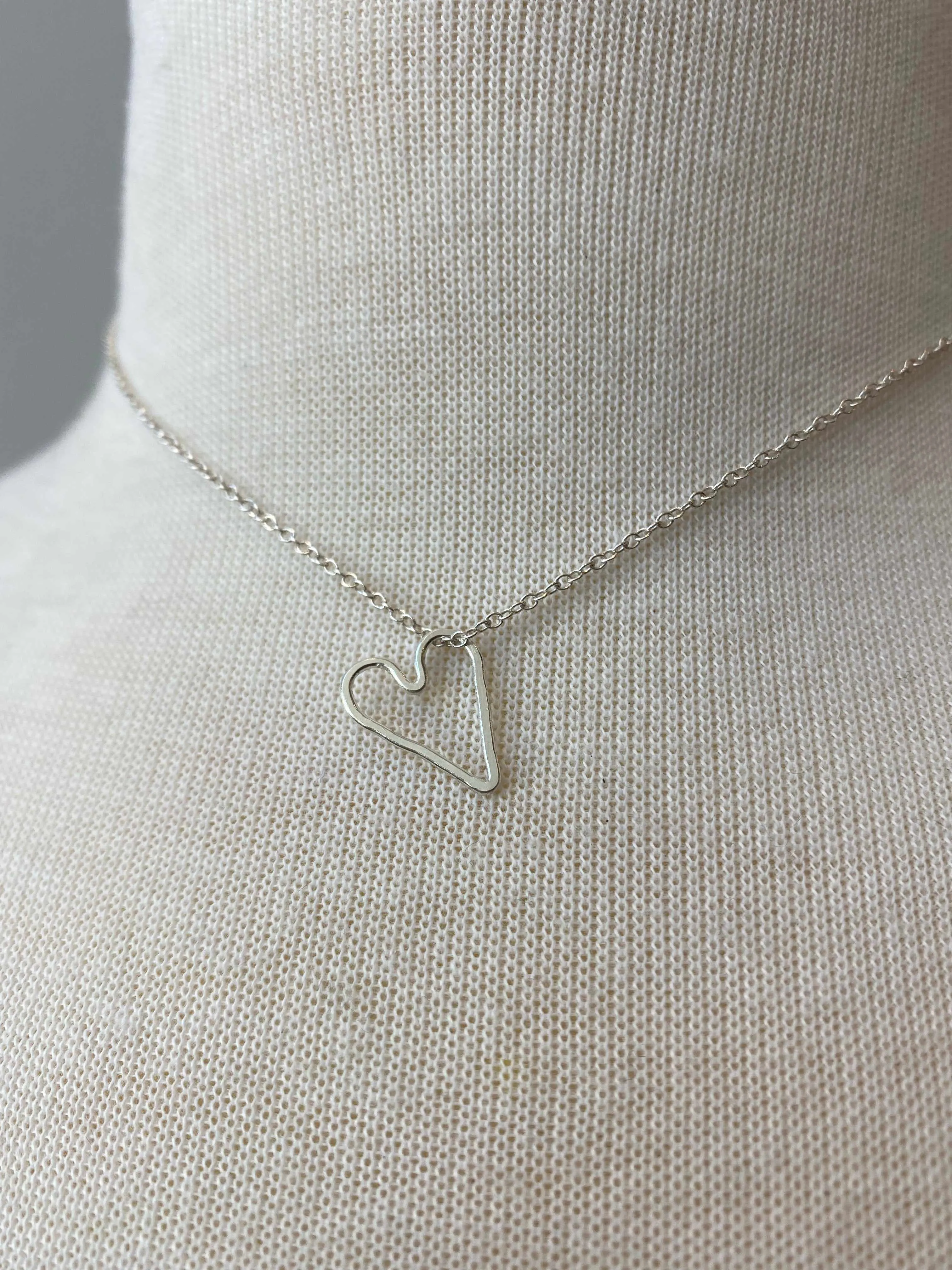 Modern Heart Necklace