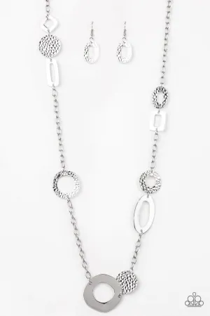 Paparazzi Necklace ~ Metro Scene - Silver