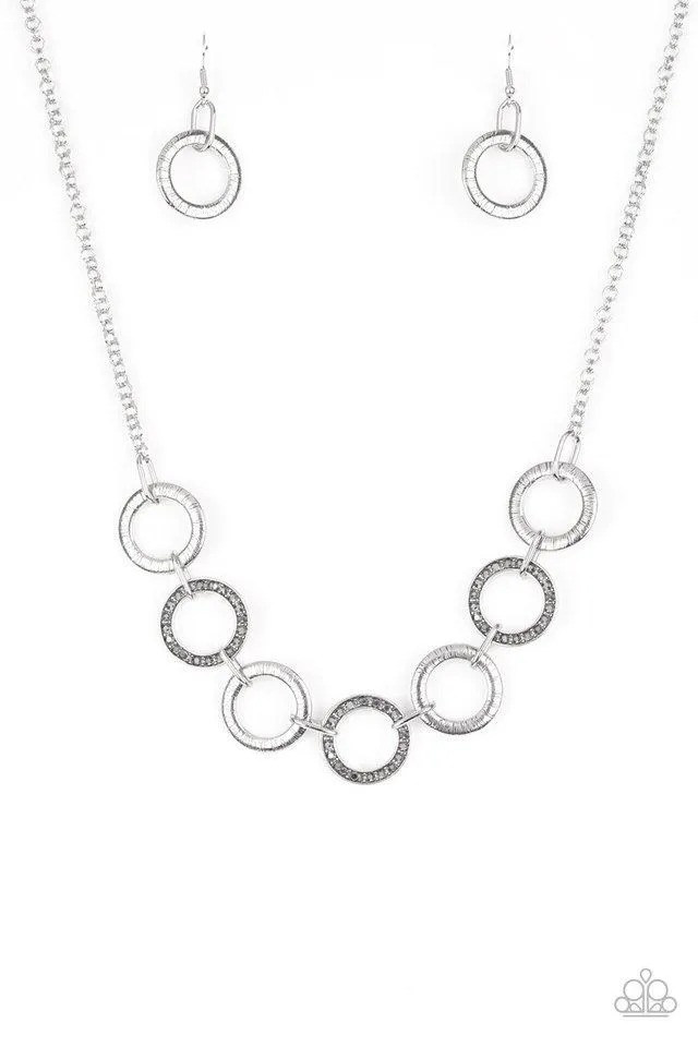 Paparazzi Necklace ~ Modern Day Madonna - Silver