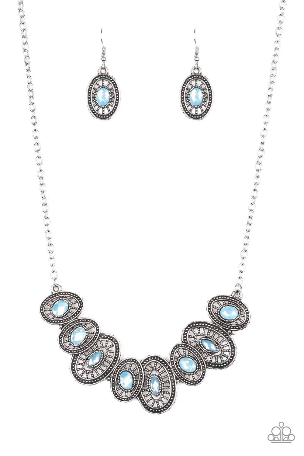 Paparazzi Necklace ~ Trinket Trove - Blue